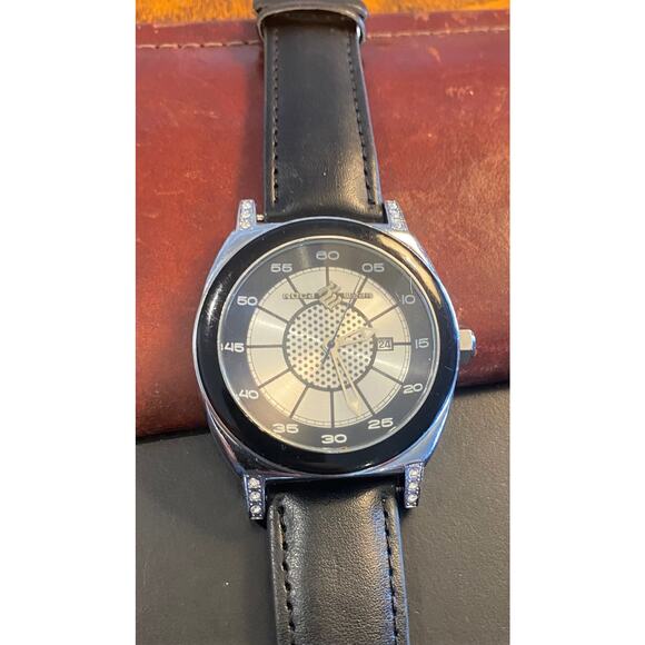 Men's 45mm Silver Tone and Black RocaWear Color Story Watch - Picture 1 of 4